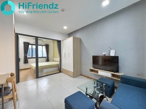 chung cư mini 1 phòng ngủ - 2 cửa sổ trời thoáng mát - đầy đủ nội thất, máy giặt riêng - bảo vệ 24