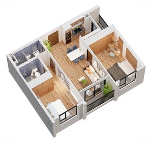 bán căn hộ 2pn/2wc tại kđt yên bình complex, phổ yên, thái nguyên, dt 62m2, giá nhỉnh 1,5 tỷ