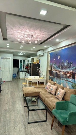 bán căn chung cư kđt sài đồng -bc đông nam- full nội thất. dt:70m2,2 ngủ,2 ban công. giá tl