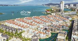 biệt thự sun feria sát hồ cảnh quan, sát bãi biển và dãy shophouse châu mĩ