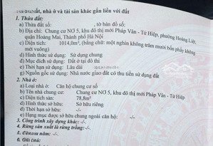 bán nhà chung cư toà n05 kdt mới pháp vân, tầng lộc phát; 3 ngủ, hướng ban công đông nam, full nt