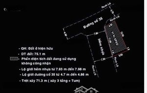 cần bán lô đất hẻm 6m đường nguyễn tuyển phường bình trưng tây q2 cũ