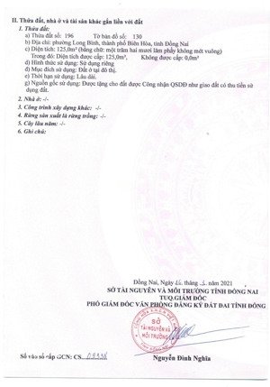 bán đất tại bùi văn hòa, 2,85tỷ, 125m2, mặt tiền 5m, pháp lý đầy đủ