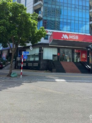 bán nhà mặt phố kđt mới cầu giấy - 300m 9 tầng lô góc - vỉa hè hàng trăm mét kdvp độc bản