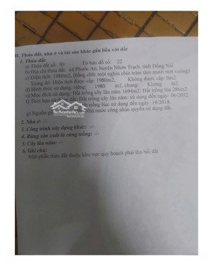 bán đất đường lê hồng phong xã phước an, nhơn trạch giá rẻ