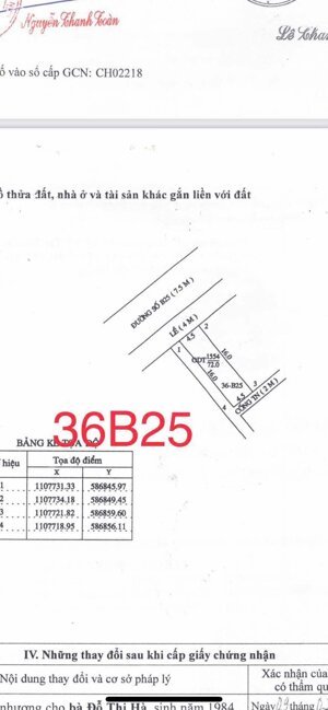 BÁN NỀN ĐƯỜNG B25 KHU DÂN CƯ HƯNG PHÚ 1, CẦN THƠ