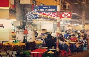 cho thuê nhà mặt phố hàng buồm, vị trí siêu đẹp ngay ngã 3 với mã mây- diện tích 60m²x2 tầng, mt 3m