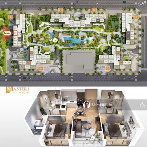 bán căn hộ 2pn masteri centre point tầng thấp