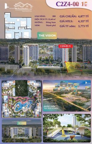 căn hộ 2pn rẻ nhất masterise era landmark giá chỉ 3,7tỷ-cơ hội đầu tư sinh lời cao, dễ kinh doanh