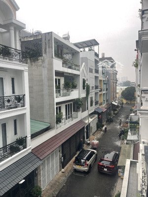 bán nhà mới 4 tầng - 6pn ô tô ngủ trong gara nhà - mặt tiền ~ 8m - chỉ 6 tỷ 7 phan anh - bình tân