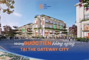 shophouse vị trí đắc địa chỉ 5tỷ508 nhận ngay sổ đỏ lâu dài tại the gateway city ân thi 