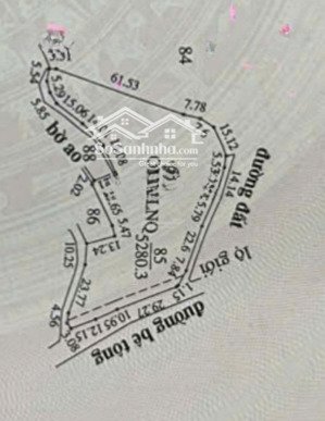 chính chủ bán 5.280m2 đất nghỉ dưỡng, mặt tiền 50m, đất ở 100m2 giá 5 tỷ