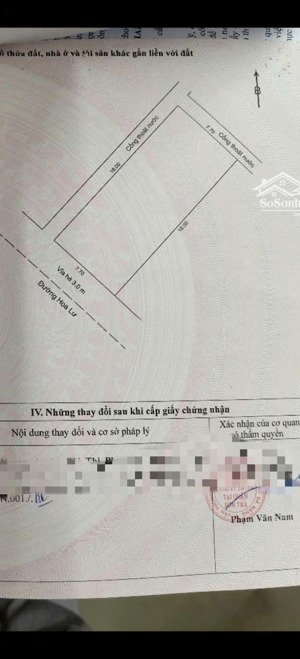 bán 140m2 ngang 8m mặt tiền hoa lư. vị trí kẹp thoát hiểm