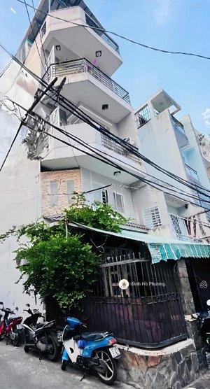 bán nhà 5 tầng lô góc - 2 mặt hẻm xe hơi , ô tô đổ cửa âu dương lân . shr hoàn công đủ