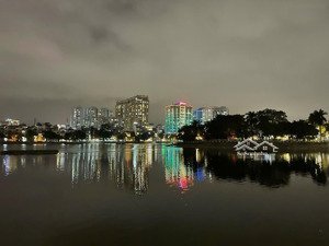 hiếm, view hồ hoàng cầu, mặt hồ, kinh doanh, 2 thoáng, ô tô tránh 70m2 5 tầng giá 39.8 tỷ