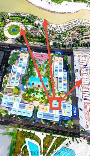 bán giỏ căn đẹp: 2pn toà os2 tầng 1x căn 02 the opus one view hồ bơi, công viên, sông giá thật.