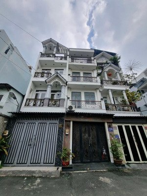 hot- hẻm xe hơi 8m - chỉ 20m ra trục quang trung - nhà 5 tầng 70 m2 vuông vức - ngay emart, sân bay