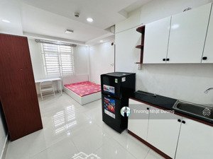 căn hộ mini nhỏ siêu xinh full nội thất ngay kdc nam long, có cửa sổ trời