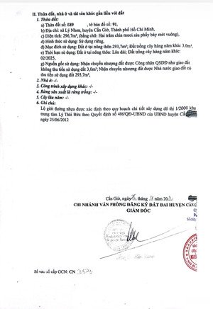 bán đất tại dương vạn hạnh, lý nhơn, cần giờ, hồ chí minh, 3,2 tỷ, 296 m2