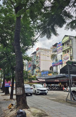 tòa văn phòng 250m2 - view hồ linh đàm. 2 mặt phố - vỉa hè đỗ 10 xe ôtô - di chuyển ngày - đêm