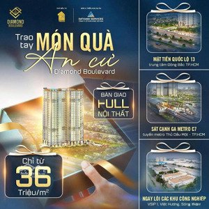 cơ hội đầu tư - măt tiền ql13 - cạnh aeon bình dương - bàn giao full nội thất - em bá