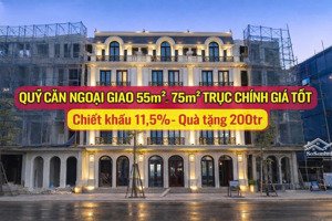 quỹ căn ngoại giao 55m², 75m² trục chính đều xây 5 tầng. giá tốt nhất noble palace tây thăng long