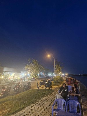 bán đất góc 2 mặt tiền bờ kè bình mỹ đường trần quang đạo xã bình khánh, cần giờ, dt 274m