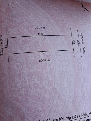 bán lô đất đẹp vạn lộc view vườn hoa!