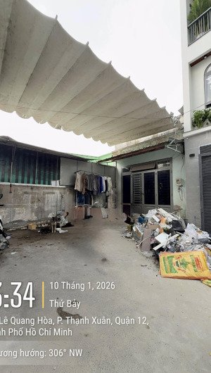 bán đất tặng nhà - dt 52m2 ( 4x13m)- hẻm 6m-sát mặt tiền thạnh xuân 25,q12 chỉ 3.75 tỷ