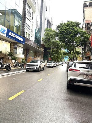 khẳng định vị thế doanh nghiệp tại mặt phố trương công giai: tòa nhà 7 tầng, mặt tiền 6m bề thế.