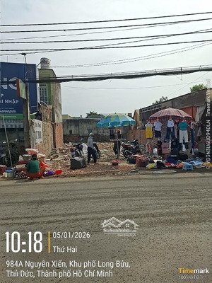 bán đất mặt tiền nguyễn xiển, quận 9 giá 16,5 tỷ