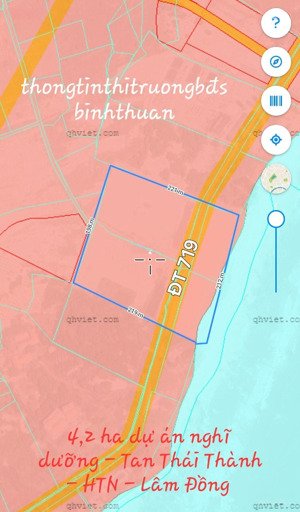 4,2 ha đất giáp biển thuận quý - htn - lâm đồng