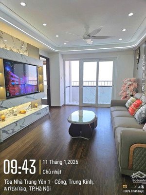 bán căn trung yên 1. diện tích 125m2 gồm 4pn, 2wc. full nội thất. giá bán thương lượng