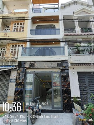 bán nhà mặt tiền đường 34 khu tên lửa 4x20 đúc 3.5 tam