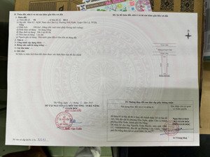 bán đất đẹp đường hồ tỵ - hoà xuân - đà nẵng. dt: 100m2. hướng: bắc. dân cư đông đúc