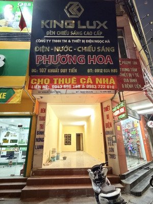 cho thuê nhà mặt đường khuất duy tiến - vị trí đắc địa