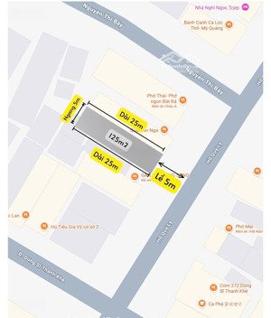 đất biển hồ quý ly 125m2. cách biển 140m. cách chợ 100m