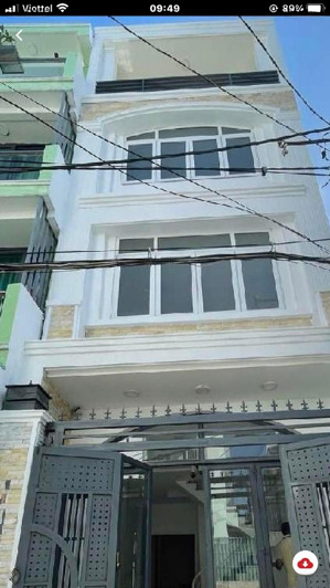 bán gấp nhà mặt tiền 4 tầng hẻm xe hơi vào nhà - dt 74m2 - giá 13.6 tỷ