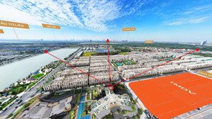 căn hộ tổng thống sở hữu thang máy riêng lên tận cửa căn hộ. view sông hồng, cầu nhật tân.