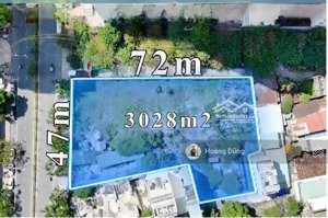 bán đất diện tích khủng 3028m2 - lưu đình lễ - 47x72m - phù hợp đầu tư dự án, kinh doanh- 700 tỷ tl