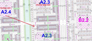 chính chủ gửi bán lô đất a2.3 đường 17m