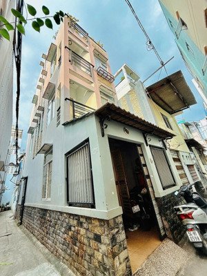 bán nhà hẻm lê hồng phong q5, 3.5x12m, 4 tầng, 5pn, giá 6.98 tỷ