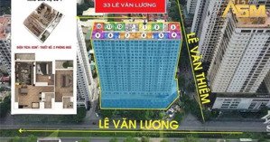 bán suất ngoại giao chung cư 33 lê văn lương - lê văn thiêm, 2 ngủ, giá rẻ nhất thị trường