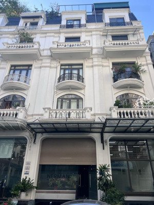 liền kề biệt thự trần thái tông - cầu giấy - 110m x 7 tầng thang máy có hầm x 5m mặt tiền x 55 tỷ