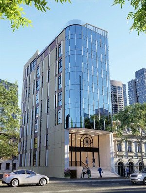 bán tòa văn phòng 7 tầng có hầm, mặt tiền 8m sổ vuông giá hơn 70 tỷ