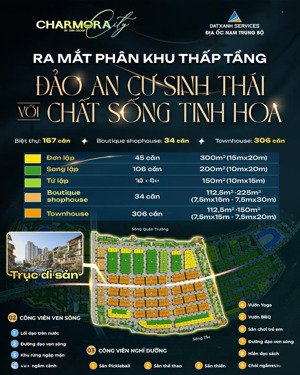 sở hữu nhà phố liền kề và biệt thự siêu đô thị đảo cao cấp sun charmora city nha trang