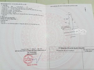 bán lô đất đẹp 135m2 tân bửu thanh phú bến lức, 3 tỷ 100tr, shr 