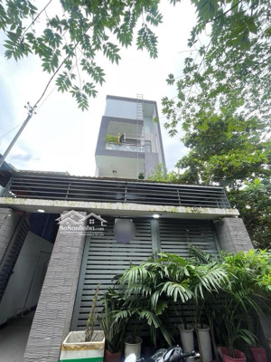 nhà 4 tầng, 5,8x16m, hẻm xe hơi. dòng tiền 25tr/tháng, gần đại học nguyễn tất thành