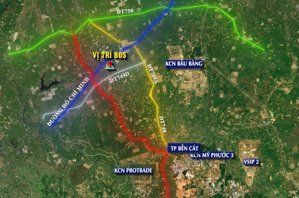 bán gấp đất qh skc dt 9.541m2 ở long tân, dầu tiếng, bình dương, chỉ 1triệu/m2