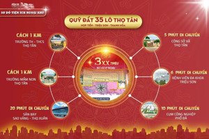 đất nền thọ tân triệu sơn đang rất hot chỉ 3xxtr
